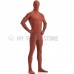 Full Body brownish red Lycra Spandex Bodysuit Solid Color Zentai  suit Halloween Fancy Dress Costume 